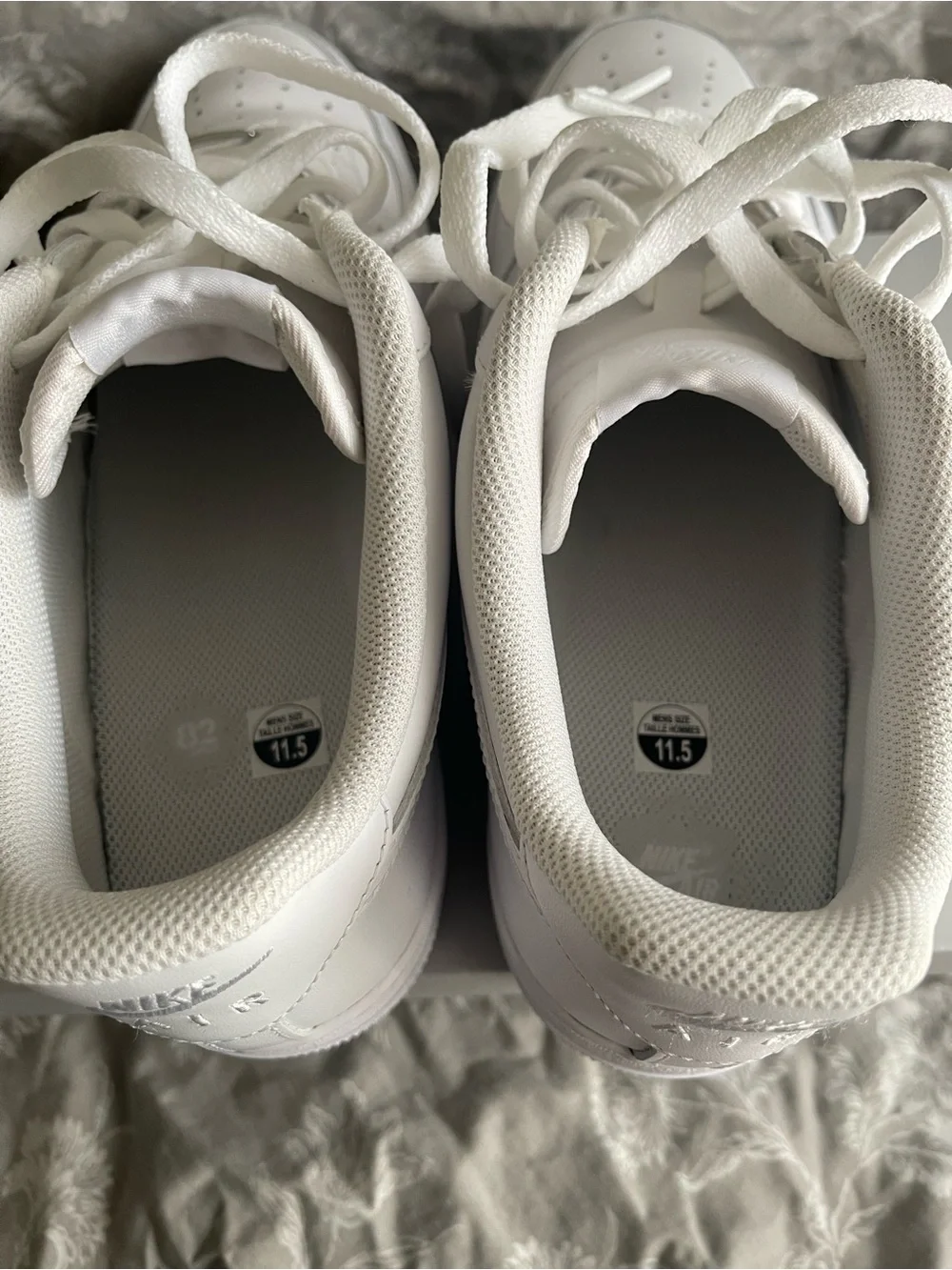 Nike Air Force White Low-Top Leather Sneakers